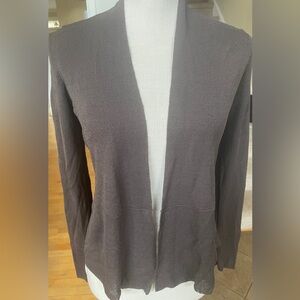 Eileen Fisher Chocolate Cardigan-Size PS